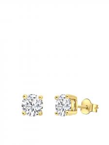 Lucardi Круглые серьги из стерлингового серебра 925 пробы