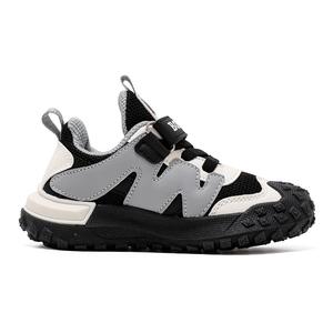 Скользоустойчивые, износостойкие, дышащие низкие детские беговые кроссовки Kids' BOBDOG, цвет слоновая кость/розовый сакура