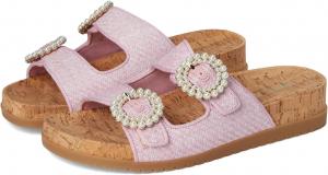 Сандалии Anne Klein Happy, цвет Pink Raffia