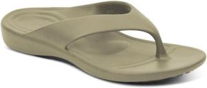 Мужские ортопедические шлепанцы Aetrex Maui - поддержка свода стопы, амортизация с пеной UltraSKY EVA, снижение давления, водоотталкивающие шлепанцы для мужчин, Army