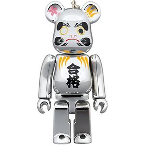 BE@RBRICK Dharma Collection Damo Qualified Silver Plated Hang Tag Box 100% 7cm