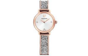 Космическая коллекция камней наручные часы кварцевый механизм ремешок из нержавеющей стали белый циферблат женские часы 5376092 Swarovski