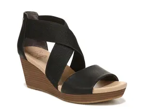 Сандалии Barton Band Wedge Sandal Dr. Scholl'S, черный