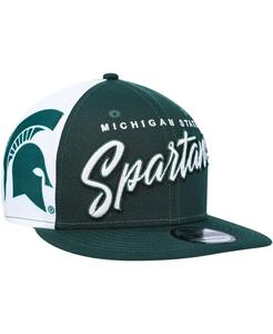 Мужская зеленая кепка Michigan State Spartans Outright 9FIFTY Snapback New Era