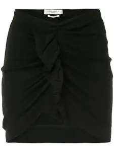 Мини-юбка с рюшами MARANT ÉTOILE, черный