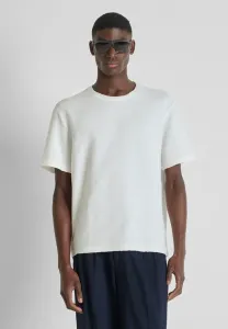 Базовая футболка с круглым вырезом и вышитым логотипом. Antony Morato, White