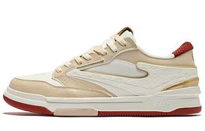 Эрке Без Пары Праздничное Издание Нового Года Антискользящие Износостойкие Низкие Кроссовки Для Скейтбординга Женские Микрокристаллические Белая Березовая Древесина