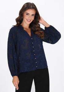 Блуза faina Blouse, Navy/Dark Blue