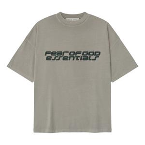 Футболка Fear of God Essentials 90-х годов, цвет «Somke Grey»