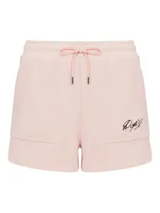 Шорты с логотипом Moschino Jeans, розовый