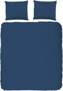Комплект постельного белья однотонный 240×200/220 см джинсовый Good Morning