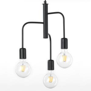 Подвесной светильник ONLI Mantis Typ A, железо - 3-х ламповое - черное