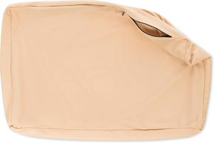 PILLOWY Чехол для подушки Premium Microbead Bed Pillow, Medium Extra Smooth - ультракомфортный сон с шелковистым антивозрастным покрытием 85% спандекс/15% нейлон дышащий, охлаждающий barely beige