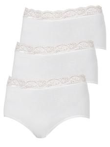 Трусы Nina von C. 3er Pack Taillen, белый