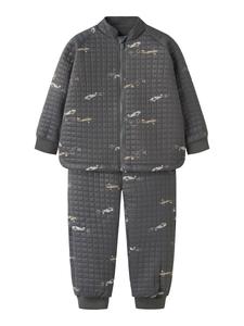 Спортивный костюм NAME IT, светло-серый/темно-серый