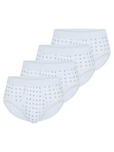 Трусики SCHIESSER Cotton Essentials Feinripp, светло-голубой