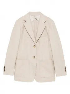 Однобортный пиджак MAX MARA, нейтральный