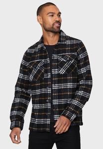 Рубашка Christopher Luxe Threadbare, цвет black check