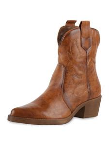 Ботильоны VAN HILL Cowboy Boots Elizabeth, цвет hellbraun pu