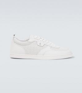 Кроссовки низкие кожаные Tutti Rui Christian Louboutin, белый