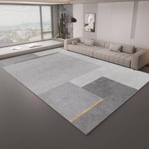 Saipos Ковер 160х230 см для гостиной и спальни, светлый люкс, простой дизайн, для дивана на 2-3 человека