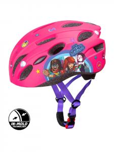 Велосипедный шлем, изготовленный методом литья под давлением (IN-MOLD) - безопасный шлем для девочек (размер M, 52-56 см MARVEL Avengers