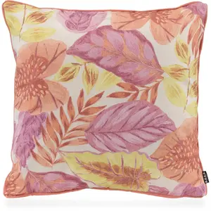 Декоративная подушка Tropical, наволочка с наполнителем, 1 шт. H.O.C.K., Lachs, rosa, coral + gemustert