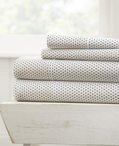 Комплект постельного белья Farmhouse Chic Premium Ultra Soft Pattern из 3 предметов, размер Twin Ienjoy Home, цвет grey stippled