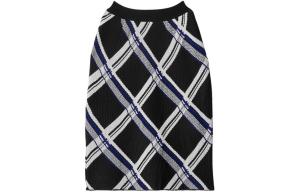 Повседневная длинная юбка женская черная Burberry