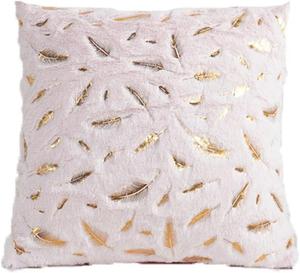 WEIWO Декоративная наволочка для подушки Feather Home плюш стиль F