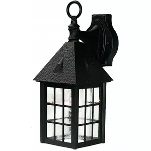 Настенный светильник в форме дома для использования внутри и снаружи помещений Slickblue, black