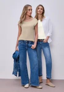 Набор из двух базовых футболок Street One, Beige/Off-White