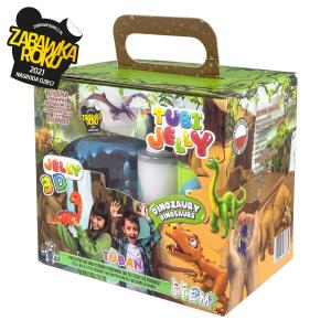 Набор Tubi Jelly из 6 цветов маленький аквариум Динозавры ПЛАСТИКОВАЯ МАССА TUBAN