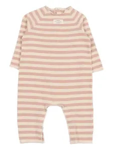 Полосатый комбинезон Teddy & Minou, розовый