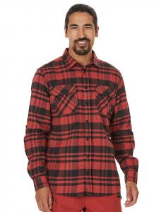 Whistler Рубашка «Фланель» - стандартный крой - красного цвета