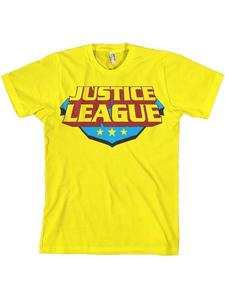 Футболка желтого цвета Justice League