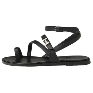 HERMES Сандалии Harmonie One Strap, женские, черные