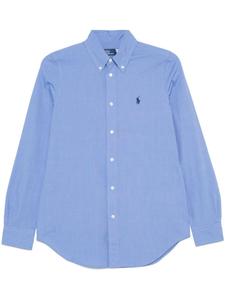 Рубашка Polo Ralph Lauren Polo Pony с вышивкой, синий