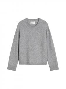 Marc O'Polo Свободный вязаный свитер светло-серого меланжевого цвета