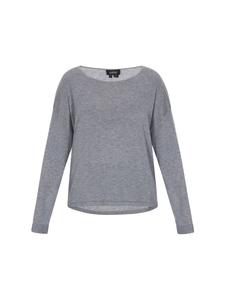 Женский свитер серого меланжа usha BLACK LABEL