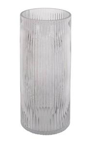 Декоративная ваза Present Time Allure Straight, 12x12x12 см, серый
