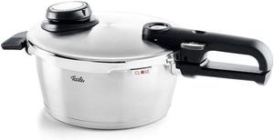Скороварка Fissler Vitavit Premium (2,5 л, Ø 18 см) из нержавеющей стали, 4 уровня приготовления, включая вставку - Сделано в Германии, совместима с индукционными плитами