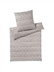 Постельное белье Desire натурального серого цвета Elegante, 155 x 220 + 80 x 80 см