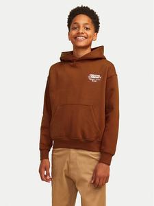 Толстовка свободного кроя Jack&Jones Junior, коричневый