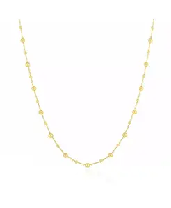 Золотая цепочка-ожерелье с бусинами The Lovery, gold