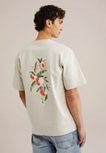 Футболка с принтом WE Fashion, бежевый