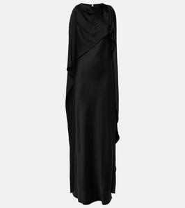 Атласное платье Izel Simkhai, черный