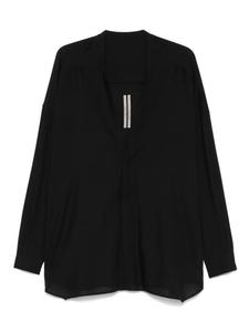 Блузка из натуральной шерсти Rick Owens, черный