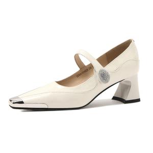 Туфли Мэри Джейн женские абрикосового цвета CAMEIDO, Apricot