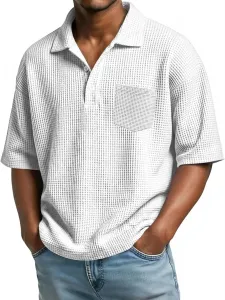 Мужская футболка поло с коротким рукавом и карманом moolBeko